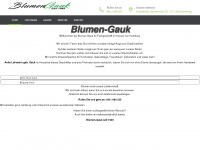 blumen-gauk.de Webseite Vorschau