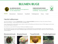 blumen-ruge.de Webseite Vorschau
