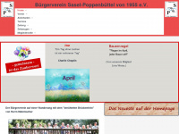 buergerverein-sasel-poppenbuettel.de Webseite Vorschau