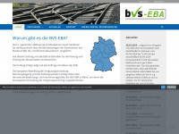 bvs-eba.de Webseite Vorschau