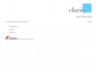 clarity.de Webseite Vorschau