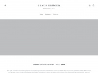 claus-kroeger.de Webseite Vorschau