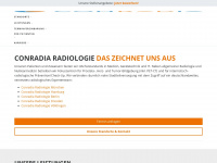conradia.de Webseite Vorschau