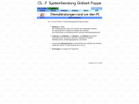 csp-systemberatung.de Webseite Vorschau
