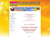 deko-fun-treasure.de Webseite Vorschau