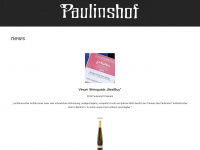 paulinshof.de Webseite Vorschau