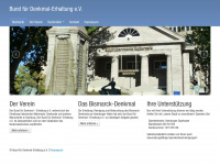 denkmal-erhaltung.com Webseite Vorschau