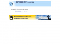 webservice-beycodent.de Thumbnail