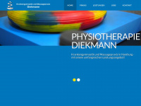 diekmann-physiotherapie.de Webseite Vorschau