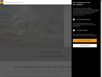 dieterbendfeldt.de Webseite Vorschau