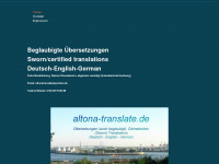 altona-translate.de Webseite Vorschau