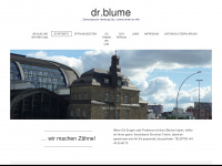 docblume.de Webseite Vorschau
