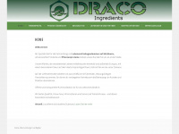 draco-ingredients.de Webseite Vorschau