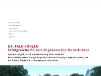 dr-falk-koehler.de Webseite Vorschau