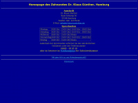 dr-klaus-guenther.de Webseite Vorschau
