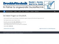 drucklufttechnik-handel.de Webseite Vorschau