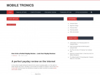 mobile-tronics.com Webseite Vorschau