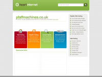 pfaffmachines.co.uk Webseite Vorschau