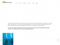 mentus.de Webseite Vorschau