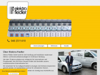 elektro-fiedler.de Webseite Vorschau