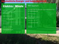 elektro-minde.de Webseite Vorschau