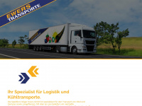 ewers-transporte.de Webseite Vorschau