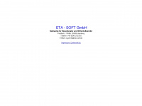 eta-soft.de Webseite Vorschau