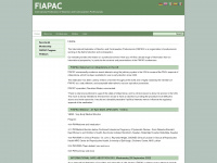 fiapac.org Webseite Vorschau