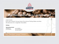 fehling-kaffee.de Webseite Vorschau