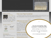 franz-klaviere.de Webseite Vorschau