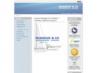 franzius.de Webseite Vorschau