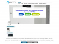 frecon.cz Webseite Vorschau