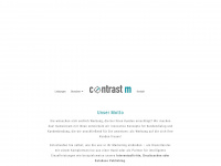 contrast-m.de Webseite Vorschau