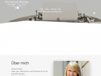 christine-wolter.com Webseite Vorschau