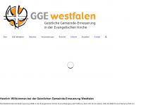 gge-westfalen.de Webseite Vorschau