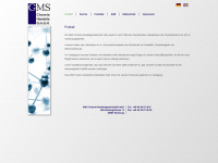gms-chemie.de Webseite Vorschau