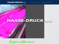 haase-druck.de Webseite Vorschau