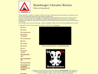 hamburgerliteraturreisen.de Webseite Vorschau