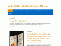 volksdorfer-schachklub.de Webseite Vorschau