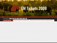 emtickets2008.de Webseite Vorschau