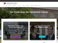 hochschulverein-coburg.de Webseite Vorschau