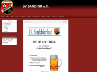 svsanding.de Webseite Vorschau