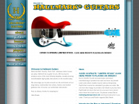 hallmarkguitars.com Webseite Vorschau