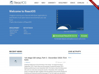 reactos.org Webseite Vorschau