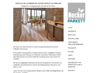 hecker-parkett.de Webseite Vorschau