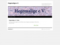 hegemalige.de Webseite Vorschau