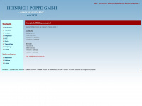heinrich-poppe.de Webseite Vorschau