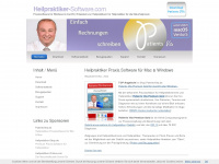 heilpraktiker-software.com Webseite Vorschau