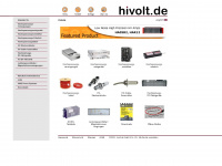 hivolt.de Webseite Vorschau