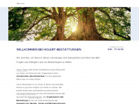 holert-bestattungen.de Webseite Vorschau